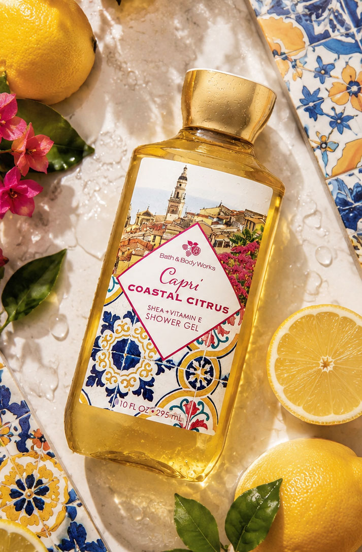 شاور ژل بس اند بادی ورکز Capri Coastal Citrus